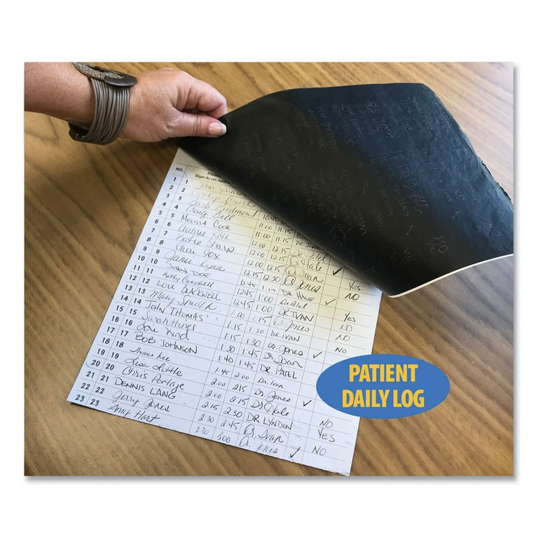 Patient Sign-In Label Forms, Two-Part Carbon, 8.5 x 11.63, Blue Sheets, 125 Forms Total Patient Sign-In Label Forms, Two-Part Carbon, 8.5 x 11.63, Blue Sheets, 125 Forms Total