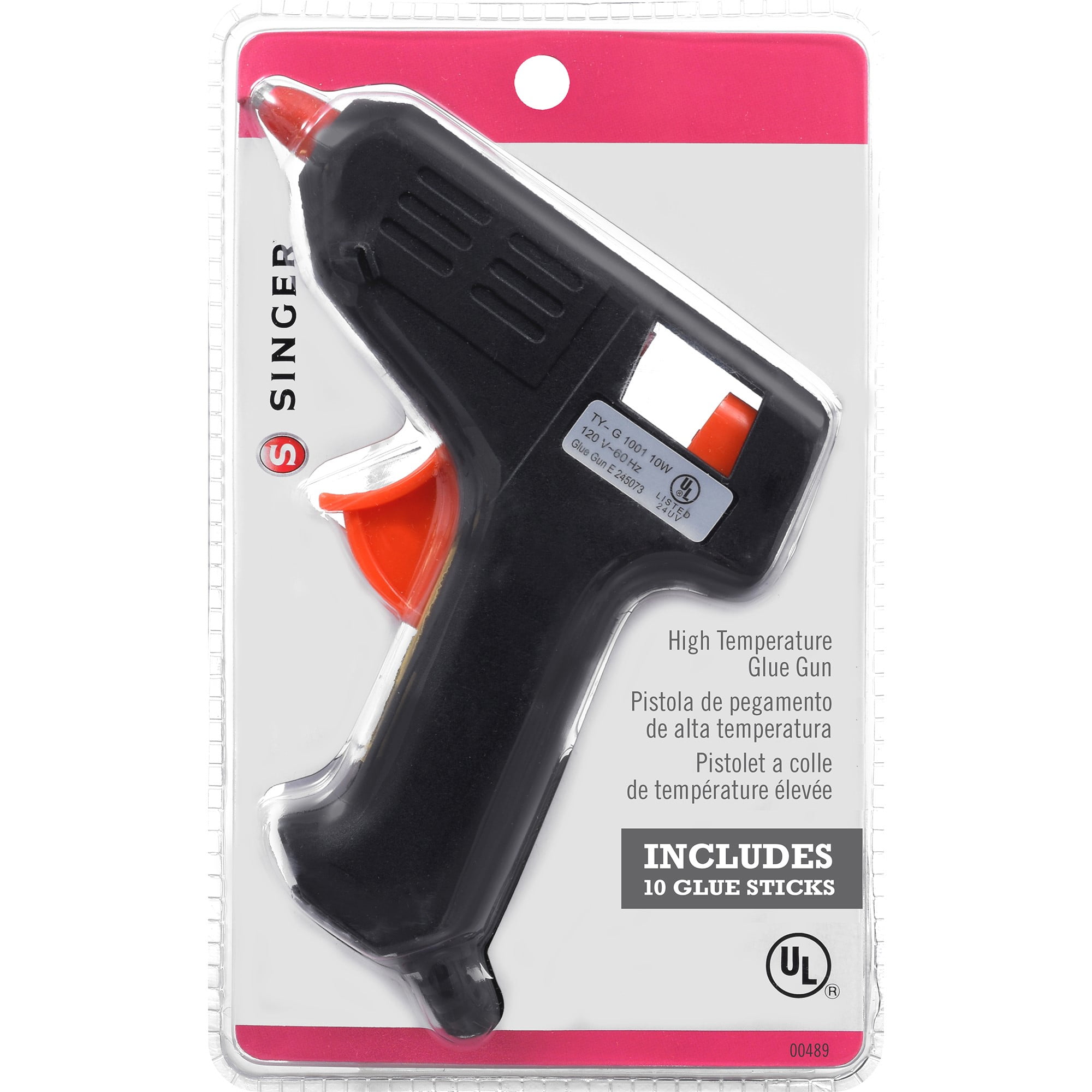 High-Temp Glue Gun w/ 10 Glue Sticks 