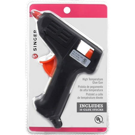 SINGER High-Temp Glue Gun with 10 Glue Sticks
