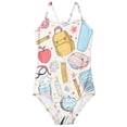 thumbnail image 6 of CCRFTGI Girls Swimsuit 10-12 Summer One Piece Beach Swimwear Cute School Bag Pencil Bikini Sets Swimming Girls Fashion Bathing Suits for Kids Pink 7-8 Years, 6 of 8