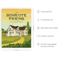 thumbnail image 2 of Haus and Hues The Office Poster, Schrute Farms, Dwight Schrute, The Office Wall Art, Funny Posters, The Office Decor, The Office Schrute Farms, TV Show Posters, Dwight Schrute Poster (Unframed, 12x16), 2 of 5