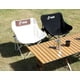 thumbnail image 1 of Outdoor portable folding chair Camping picnic Folding chair Outdoor egg roll table set High back Moon Chair Beach chair, 1 of 5