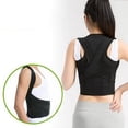 thumbnail image 1 of Flmtop Men Women Adjustable Posture Corrector Lumbar Support Belt Shoulder Back Brace, 1 of 5