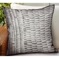 thumbnail image 3 of Plutus Brands Epoxi River Gray Dobby Luxury Outdoor/Indoor Throw Pillow, 3 of 4