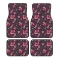 thumbnail image 1 of Disketp Rose Mix Leopard 2 for Crystal Velvet Car Mats Four-Piece Set,All-Season Automotive Protection, Vehicles, Cars, Trucks, and SUVs,Anti-Slip Design, 1 of 7