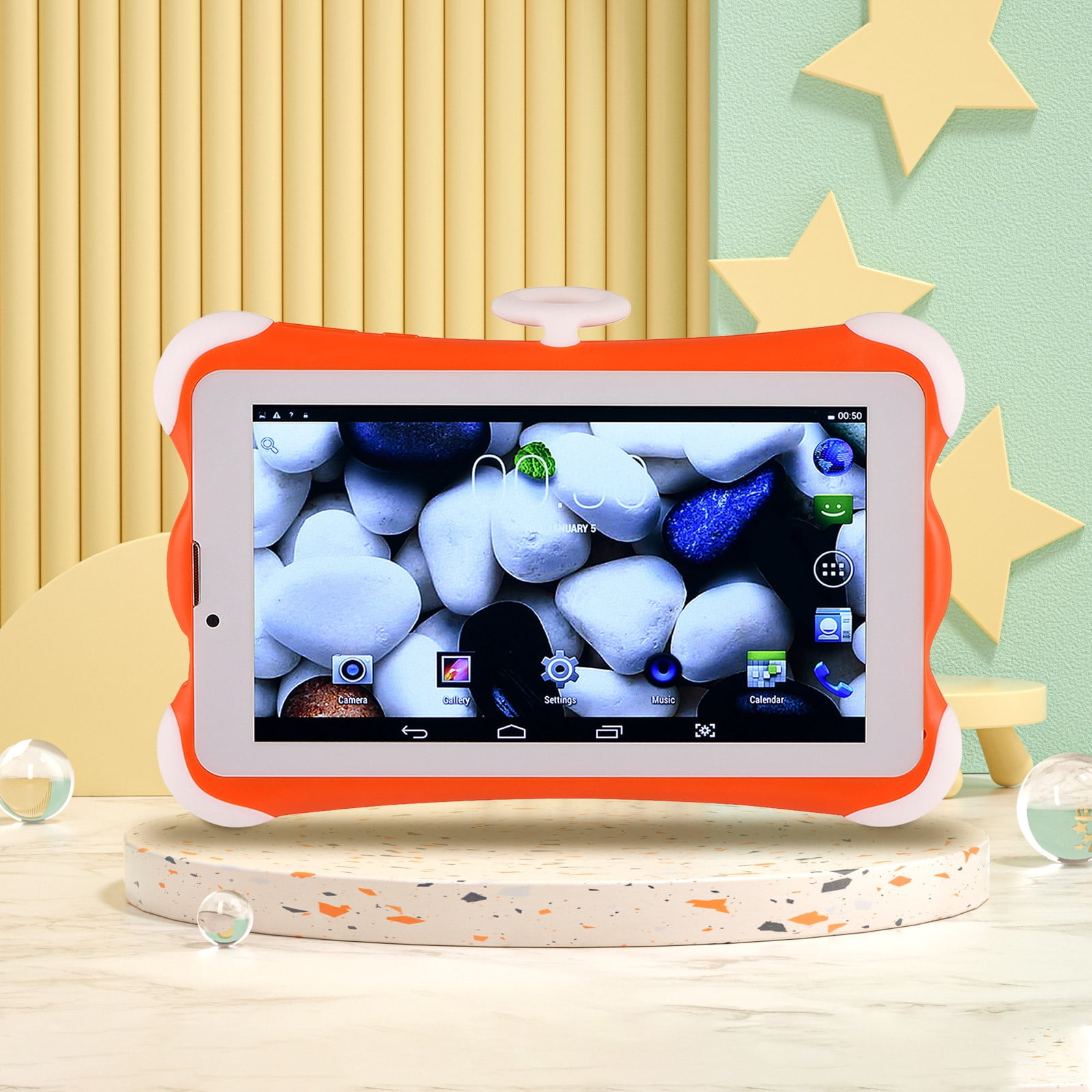karymi 7-inch Children's Tablet Computer Android Tablets Children's Early Education Learning Machine Parent-child Gift Machine Christmas Gift Support for SIM Card Call Gifts for Mom