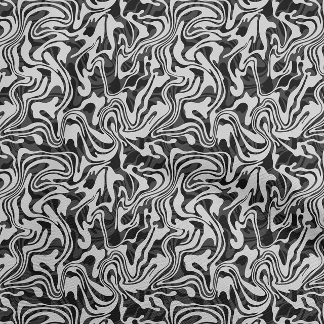 oneOone Polyester Lycra Dark Gray Fabric Abstract Sewing Craft Projects Fabric Prints By Yard 56 Inch Wide