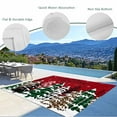thumbnail image 4 of Fsddascl Red Tree Christmas Outdoor Rug for Patio/Deck/Porch, Non-Slip Large Area Rug 6 x 9 Ft, Xmas Tree Snowflake Plaid Indoor Outdoor Rugs Washable Area Rugs, Reversible Camping Rug Carpet Runner, 4 of 5