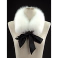 thumbnail image 4 of Jiibva Winter Women Faux Fur Collar Fasionable Multicolor Shawl Collar Warm Shawl Scarves for Outwear Coat, 4 of 4