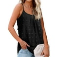 thumbnail image 4 of gakvbuo Plus Size Summer Tops For Women Tops Dressy Casual Tunic Tops To Wear With Leggings Women's Summer Casual Telescopic Suspenders Solid Color Tops Sling Vest, 4 of 7