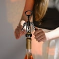 thumbnail image 2 of Thyme & Table Stainless Steel Winged Corkscrew, Black, 2 of 6