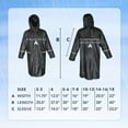 thumbnail image 3 of Kids Water Proof Rain Coat with Reflector - Juniors Premium Rain Jacket, 3 of 6