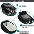 thumbnail image 3 of PetAmi Dog Purse Carrier for Small Dogs, Airline Approved Soft Sided Pet Carrier Pockets, Ventilated Dog Carrying Bag Puppy Cat, Dog Travel Supplies Accessories Carry Tote, Sherpa Bed, Polka Dot Black, 3 of 7