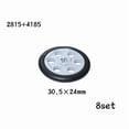 thumbnail image 1 of MOC Technical Tire Wheel Cross Hole Set Motorcycle Tyre & Rim Car Truck Wheels Hub Bricks Construction Building Blocks 2815-4185-8set, 1 of 6