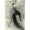 thumbnail image 2 of Toulouse-Lautrec, Henri de 11x14 Gold Ornate Wood Framed with Double Matting Museum Art Print Titled - The Fainting Fit, 2 of 4