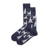 Dalmation Denim Mens Crew Socks