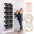 thumbnail image 3 of Organizador para colocar sobre la puerta Ofiray-Home, 6 niveles con 12 compartimentos, 3 of 7