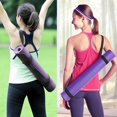thumbnail image 3 of Adjustable Yoga Mat Sling Carrier Shoulder Strap Carry Belt Carrying Sling, 3 of 3