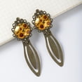 thumbnail image 4 of Sunflower Copper-Colored Lace Bookmarks | Stainless Steel Reading Accessories for Book Lovers | Vintage Book Accessories, 4 of 5