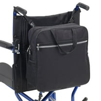 hwoehyo Straps & Handle Fabric Wheelchair Bag, Black