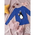 thumbnail image 3 of Cute Penguin With Ice Cream Long Sleeve Toddler -Image by Shutterstock,  4 Toddler, 3 of 4