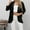 Black, variant on Aloohaidyvio Tops for Women,Womens 3/4 Sleeve Fashion Casual Comfortable Solid Color Cardigan Top Blouse