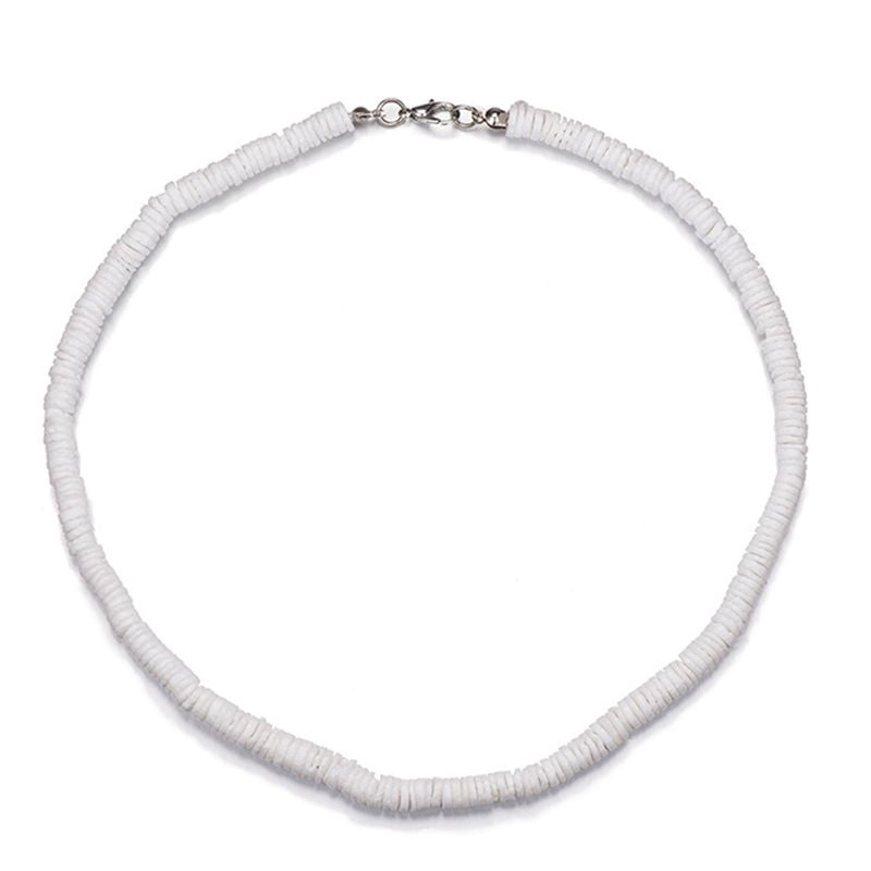 KABOER White Round Shell Necklace for 