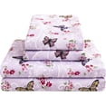 thumbnail image 1 of Twin Size Sheet Set Paisley Printed Bed Sheets for Single Bed Piece Microfiber Fitted Sheet with ” Deep Pocket & Straps Patterned Bedding Sheets & Pillowcase Set, 1 of 9