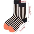 thumbnail image 3 of YQHWQ Chaussettes à Rayures Verticales 1 Paire, 3 of 4