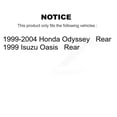 thumbnail image 2 of Kugel Rear Wheel Bearing Hub Assembly 70-512180 for Car Honda Odyssey Isuzu Oasis, 2 of 11