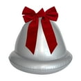 thumbnail image 2 of Mouliraty Giant Inflatable Christmas Ball, PVC Inflatable Christmas Bells Suitable for Christmas Decoration, for Christmas Tree Outside Holiday Yard Lawn Porch Decor, Silver, 2 of 6