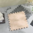 thumbnail image 7 of Supvox 30Pcs Interlocking Foam Tiles Soft Eva Puzzle Floor Mat Grey and Camel for Home, 7 of 7