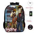 thumbnail image 2 of Robloxmochila con impresión Digital 3D, morral a todo color de 13 pulgadas con cremallera para estudiantes del Campus, mochila escolar de gran capacidad, regalo de cumpleaños, 2 of 3
