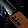 thumbnail image 4 of Decase for Samsung Galaxy S24 Ultra Compatible with MagSafe Case,with Lens Protector,Slim Magnetic Premium Business Luxury PU Leather Anti-Fall Shockproof Protective Phone Case Cover,Brown, 4 of 8