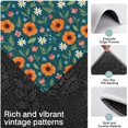 thumbnail image 3 of Pioneer Flower Floral Print Pattern Kitchen Rugs Sets Of 3,Kitchen Runner Rugs Non Skid Washable,Decorative Kitchen Floor Mats for Kitchen,Sink,Laundry,17X30 Inch + 17X47 Inch + 17X59 Inch, 3 of 6