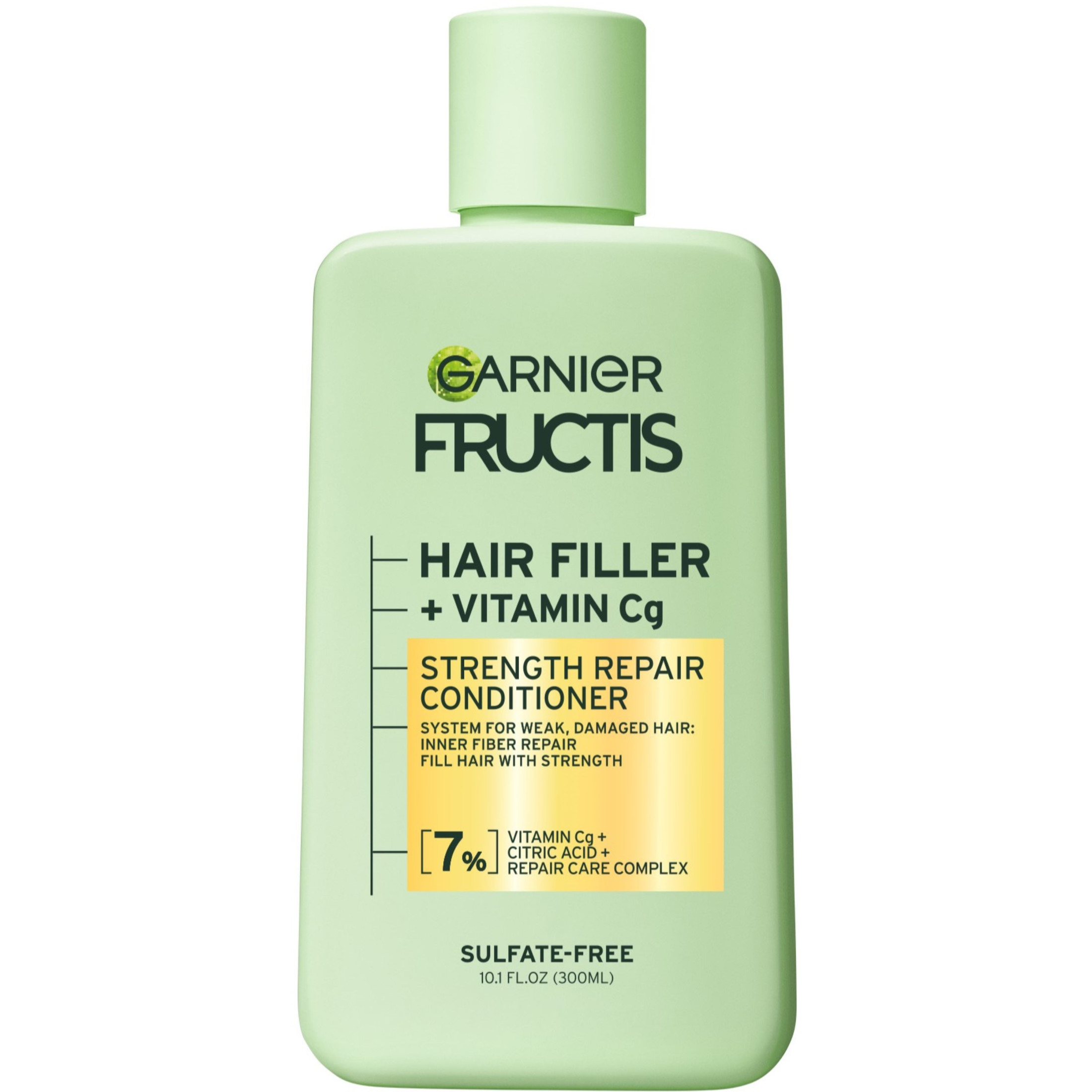 Garnier Fructis Hair Filler Strength Squeeze Repair Conditioner with Vitamin Cg, 10.1 fl oz