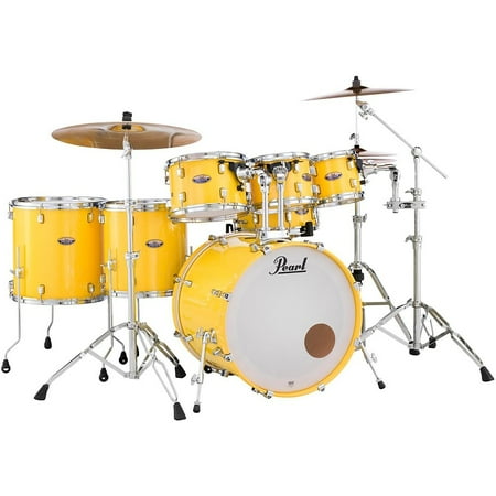 Pearl DMP927SP/C228 Decade Maple 7-piece Shell Pack - Solid Yellow