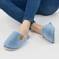 thumbnail image 6 of Ecetana Women's Fuzzy Slippers Indoor Cozy Soft Memory Foam Slip On House Shoes for Women, 6 of 7