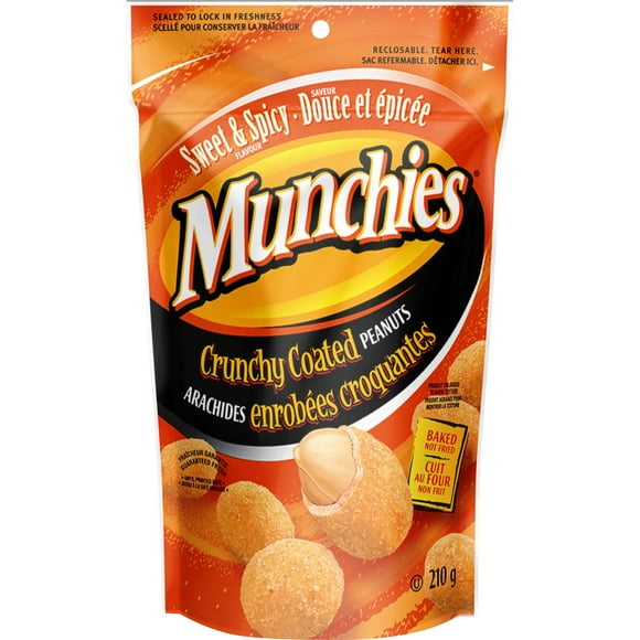 Munchies® Sweet & Spicy Crunchy Coated Peanuts, 210 g