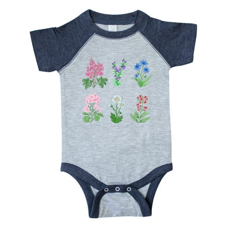 

Inktastic Beautiful Wild Flowers Gift Baby Boy or Baby Girl Bodysuit