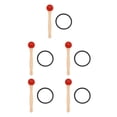 thumbnail image 3 of Wosthever Cuenco de cristal sólido, palo para golpear con anillo de goma, cuencos de música Musical de percusión, mazo, palos para golpear, Type2 NO2, 3 of 6