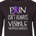 thumbnail image 4 of Inktastic Fibromyalgia Awareness Pain Isn't Always Visible Long Sleeve Youth T-Shirt, 4 of 5