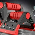 thumbnail image 2 of HLONK Machines de Gym Équipement de Fitness à Domicile Barres Push-up pour Sol Support Rotatif Blocs Rouges, 2 of 5