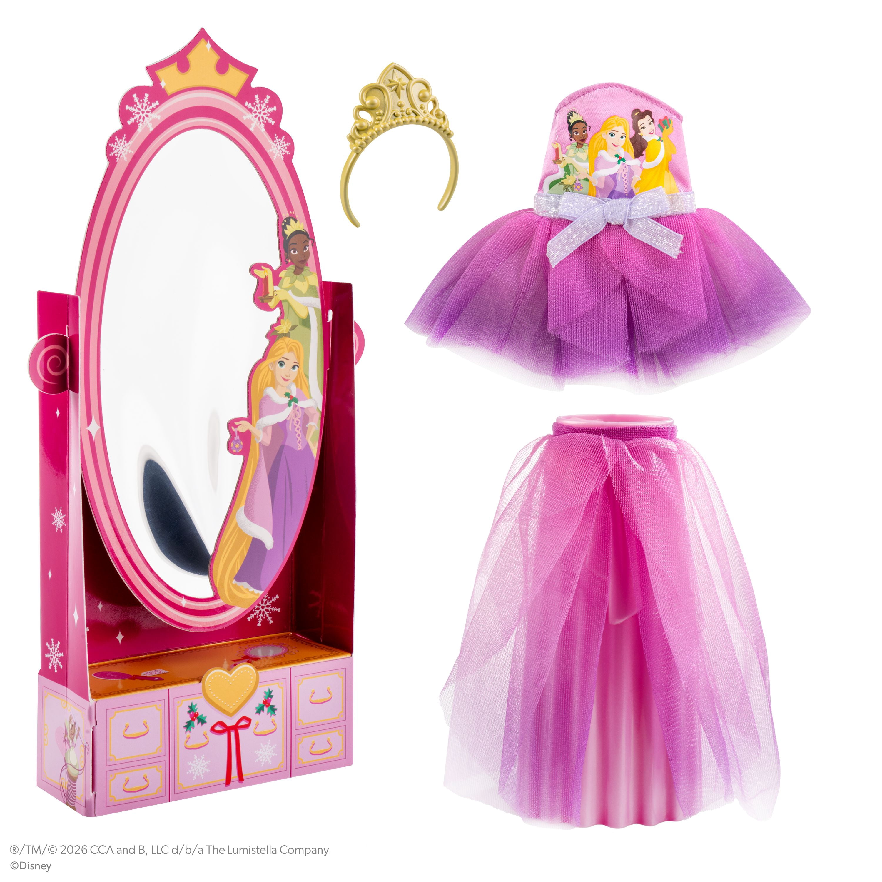 The Elf on the Shelf Disney Princess 2-in-1 Get Ready Set - Scout Elf Not Included