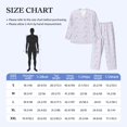 thumbnail image 2 of Mens Pajamas Set - Cute Axolotl Love Purple Soft Notched Collar Pajamas for Men Long Sleeve Men's Sleepwear pjs Sets with Pockets, 2 of 5