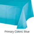 thumbnail image 5 of 12/Case Bulk Bermuda Blue Plastic Table Covers, 5 of 6