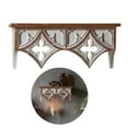 thumbnail image 3 of Étagère Murale Rangement Rustique Suspendu Rétro pour Bureau Maison Couloir Décor 40cmx18cmx17cm, 3 of 8
