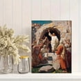thumbnail image 2 of UXIEQU Jesus Resurrection Religious Canvas Wall Art Print 15.75x11.81 Inches, 2 of 8