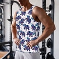thumbnail image 5 of Salouo Boho elephant for Men's Tank Tops,Sleeveless Muscle Shirts for Men Quick Dry Workout Tank Top Gym Muscle Tee Fitness Bodybuilding Sleeveless T Shirt-, 5 of 7