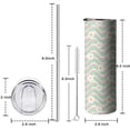 thumbnail image 7 of Cute Flowers 20 Oz Insulated Stainless Steel - Double Wall Vacuum Insulated Tumbler- Insulated Travel Coffee Mug, 7 of 7